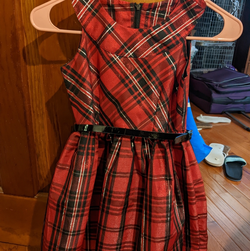Size 7 girls Christmas dress from Macy's